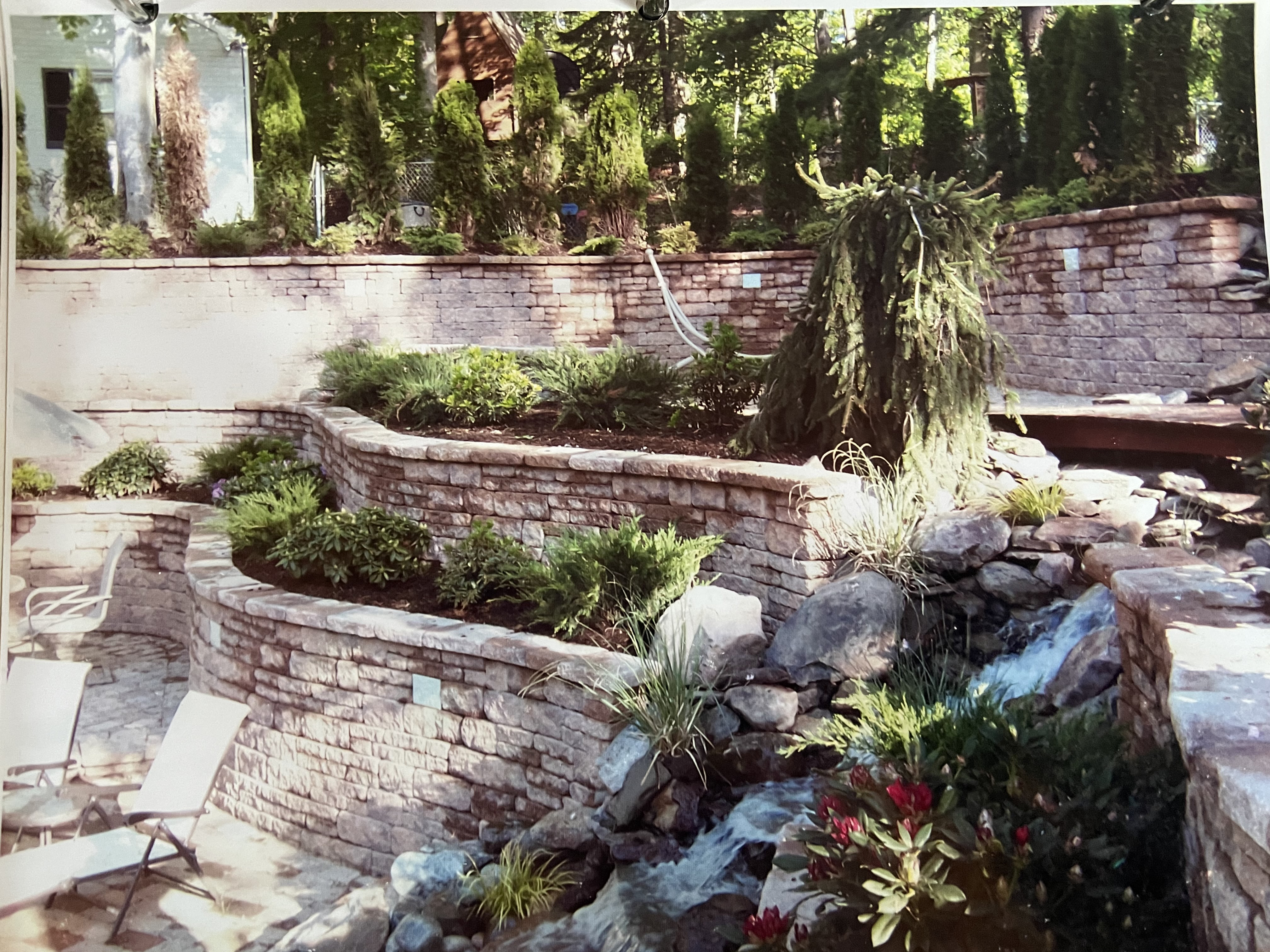 Terraced Retaining Walls